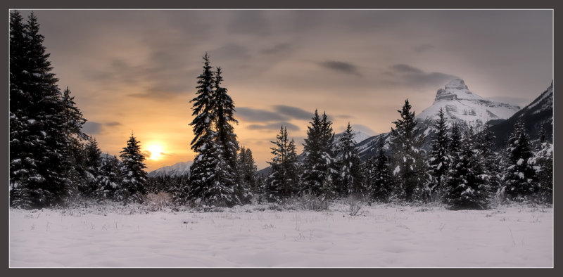 Mountain Morning Sunburst