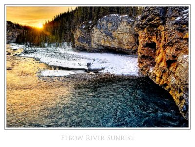 Elbow Falls Sunrise III