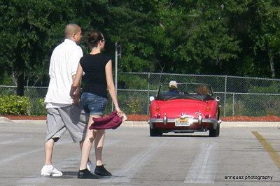 I could not catch up to it! Classic Austin Healey?