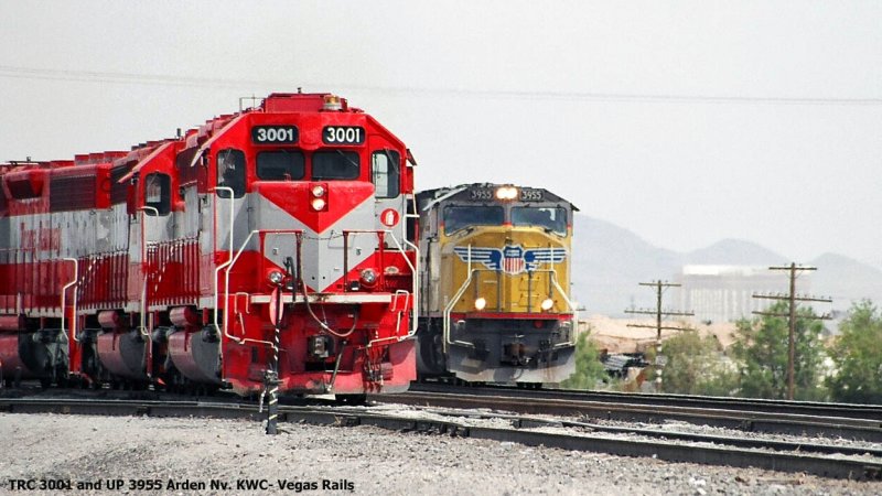 TRC 3001 and UP 3955