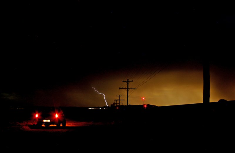 Evening in the desert.