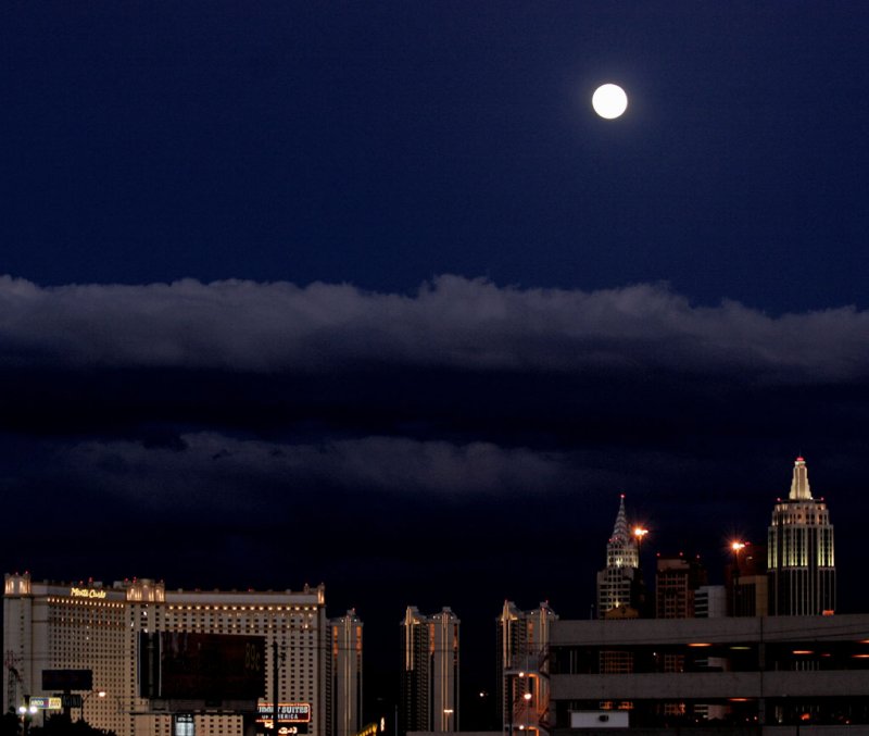 Moon over New York