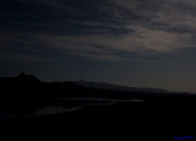 Moon lit Colorado River