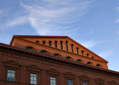 Last rays, National Building Museum