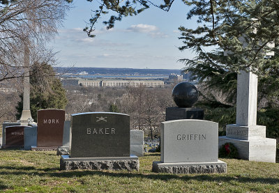 The Pentagon, from Arlington Cemetery