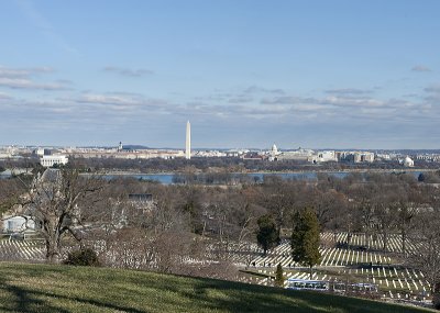 Vista from Arlington Cemetery