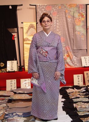 At the kimono shop