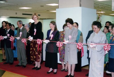 Ikebana show opening