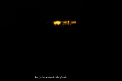 Borgholms slott i natten