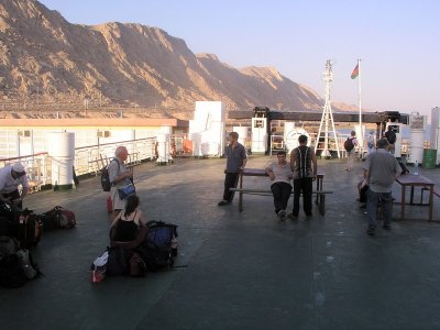 Port of Turkmenbashi - aboard the freighter, early evening