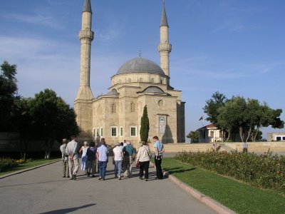 City tour of Baku - visit to a beautiful hilltop mosque