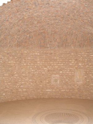 El Djem - Roman villa - bedroom with Venus mosaic motif on floor