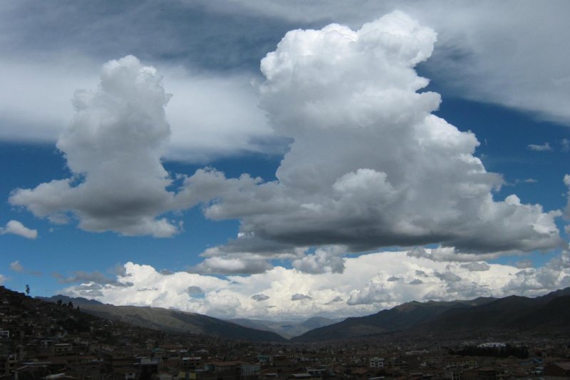 clouds over Cusco