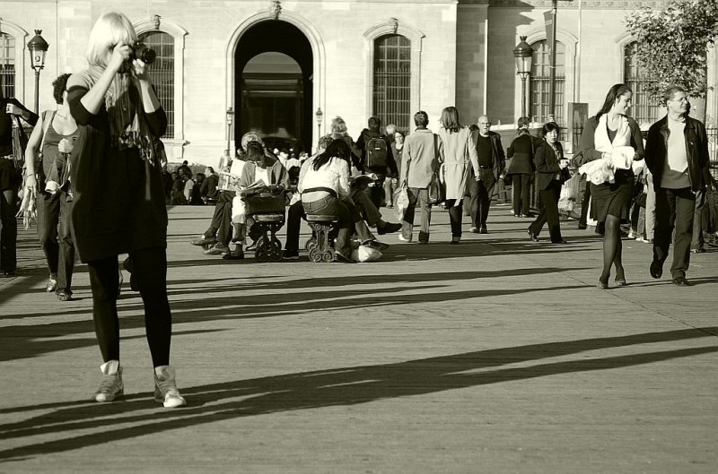 La jolie photographe.