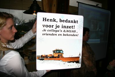 Afscheidsreceptie Henk van Beek, 20 Maart 2008