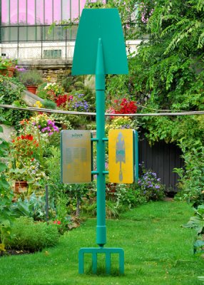 Garden Signpost at Jardin des Plantes