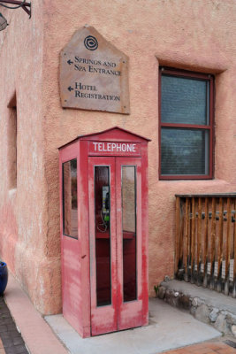 Ojo Caliente phone booth
