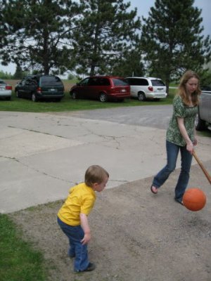 Kelbie and his mom