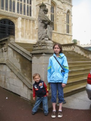 In front of St. George's Chapel