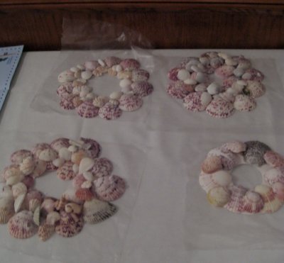 Some of the completed wreaths