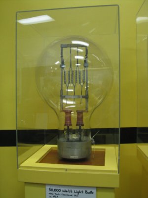 Light bulb to commemorate the 50th anniversary of its invention