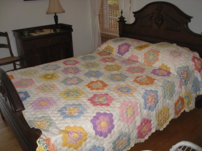 Bedroom in Morning Glory Cottage