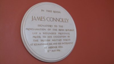 Plaque commemorating James Connolly