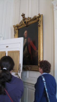 Lord Cornwallis behind the door
