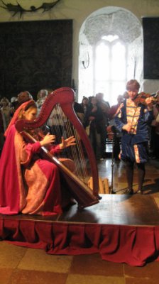 Harp and violin music