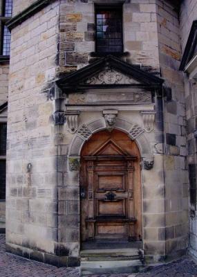 A castle door