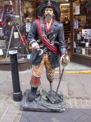 Guarding the Nautilus shop on Peascod Street