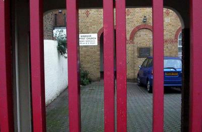 Baptist church behind bars