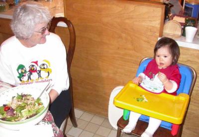 Grandma getting close to Emilia