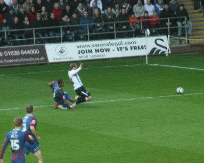 Swansea City v Crystal Palace December 2009