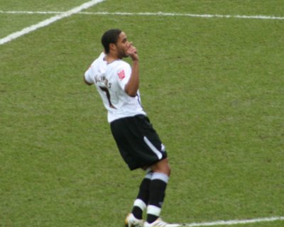 Ashley practices his dance steps