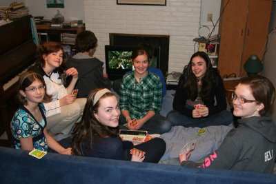 the youth entertains itself