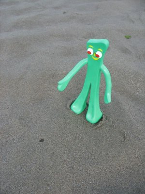 Gumby the master clam hunter finds another clam
