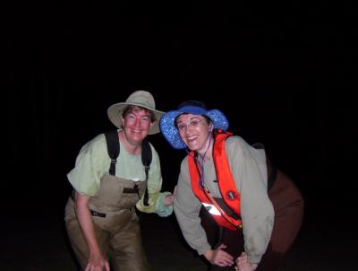night time smolt trappers