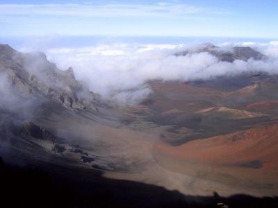the clouds lifted:crater view