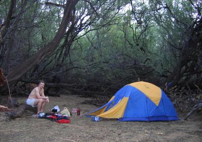 first night camp