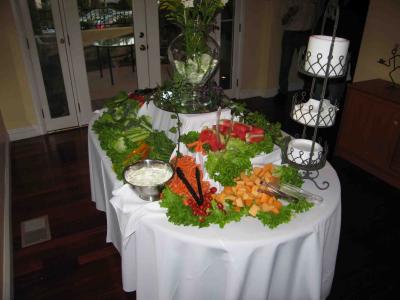 Hors d'oeuvres table