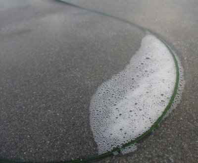 trapped froth