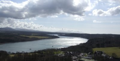 View towards Caernarfon