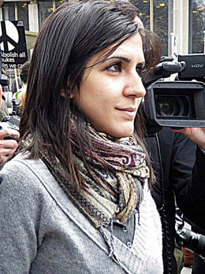 Vida, the BBC Persian reporter