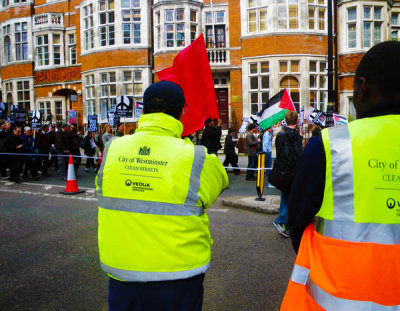 Red flag & City of Westminster Cleaners