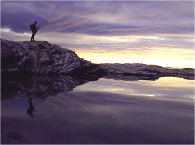 Reflection of a photographer