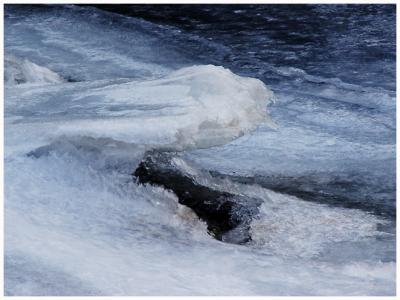 Blue ice ( yawning hippo?)