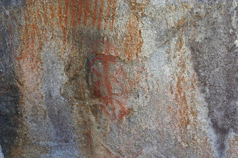 Native Painting on Rock