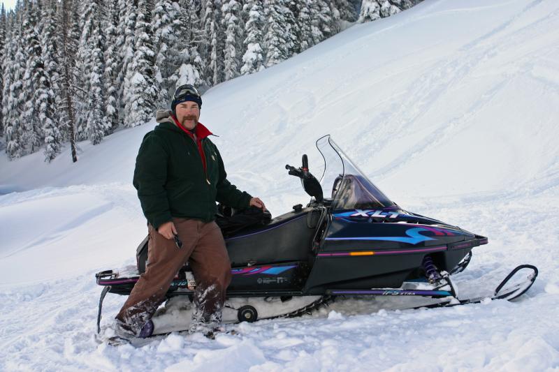  Photographer on Polaris XLT 600