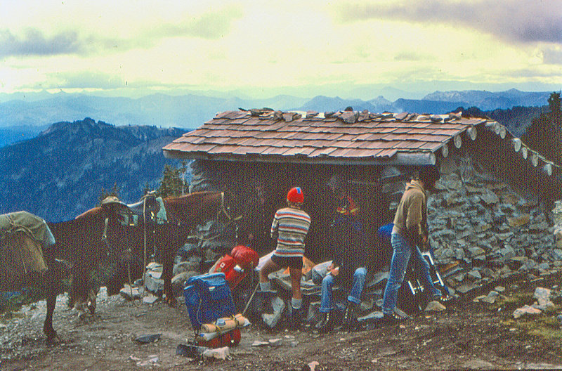 Old Dana Yelton Shelter Near Old Snowy ( 1977)